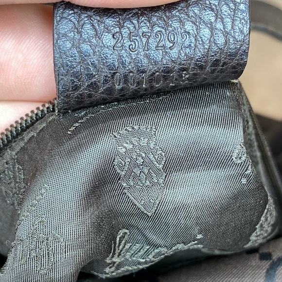 Gucci Brown/Black Horsebit XL, Hobo Style Purse - Picture 8 of 8